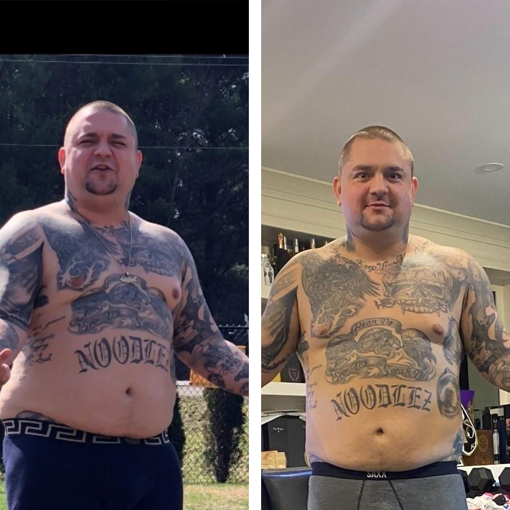 Mike Before and After Picture